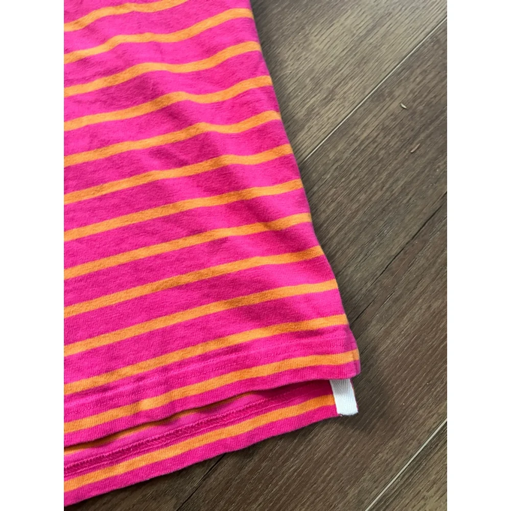 J. Crew short sleeve striped rugby shirt M